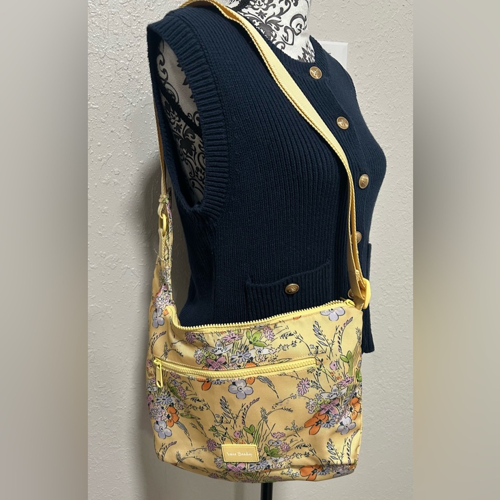 Vera Bradley Women's Recycled Crossbody Sling Bag Sunlit Garden